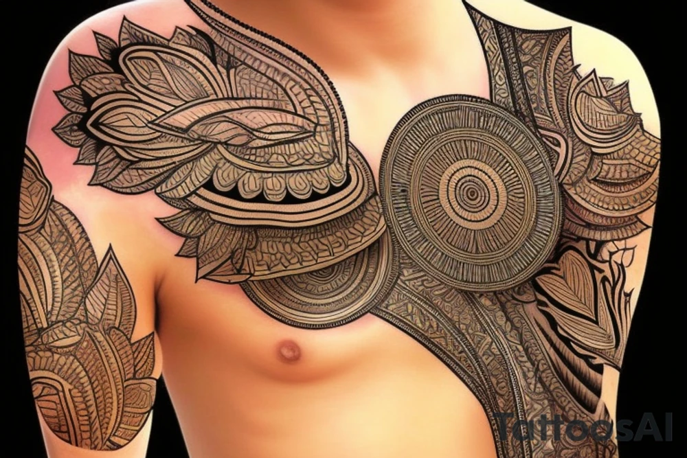 Rosto de uma índia para tatuar no antebraço tattoo idea