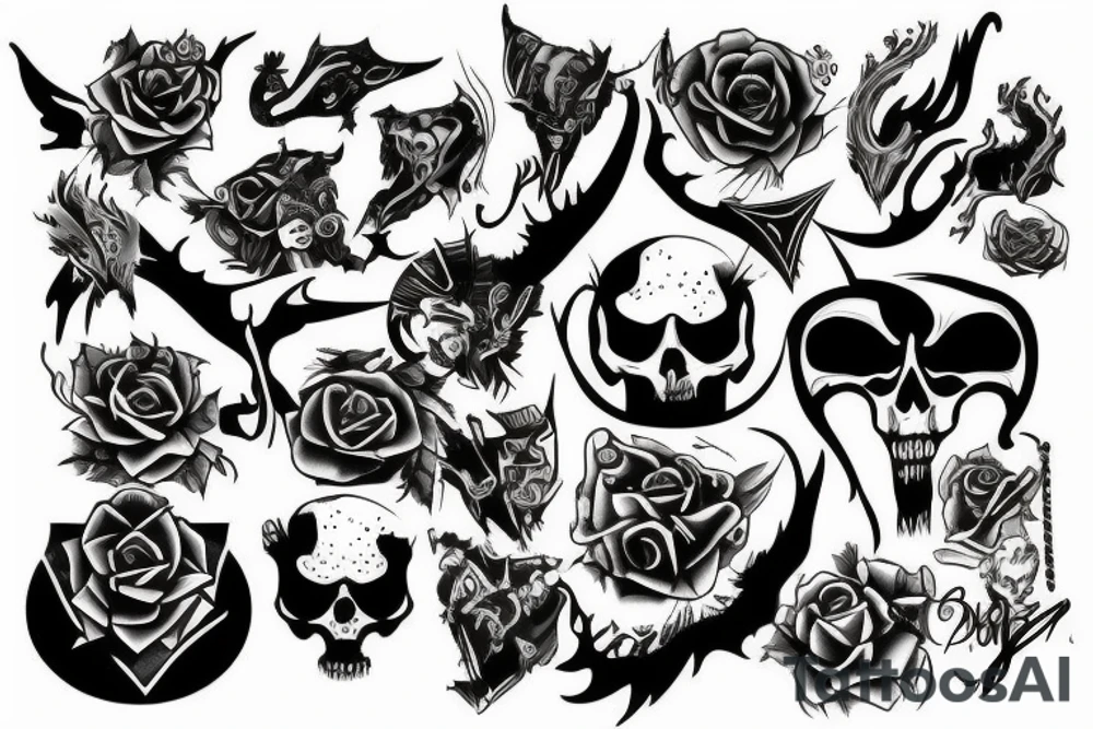 evil tattoo idea