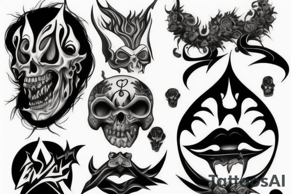 evil tattoo idea