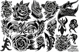 full back piece tattoo idea