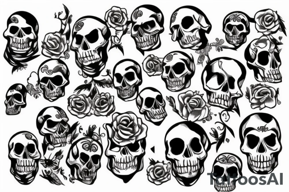skull tattoo idea