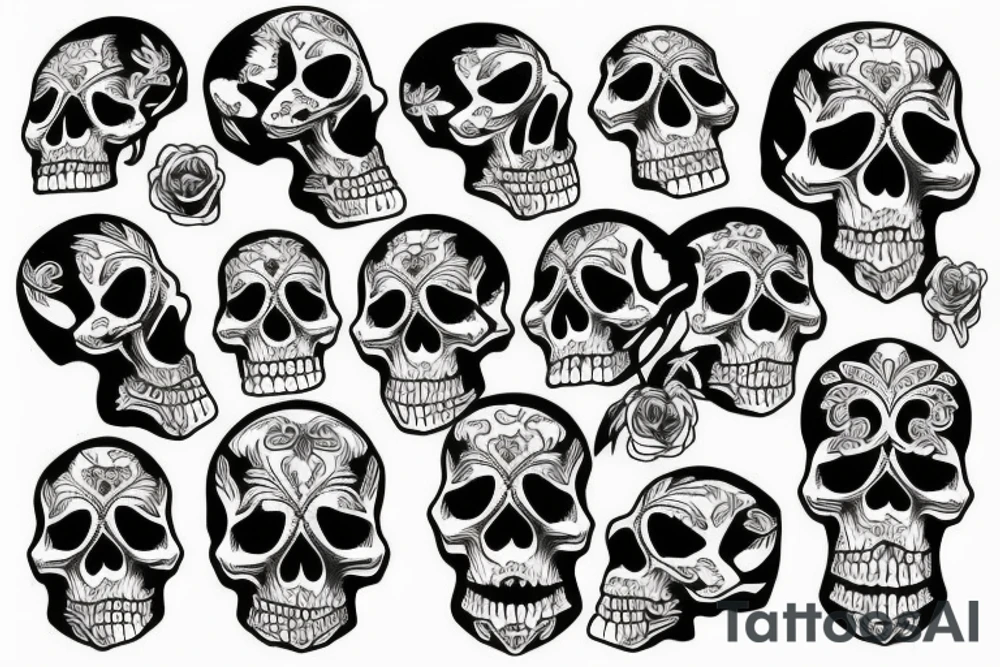 skull tattoo idea