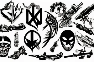 war theme tattoo idea