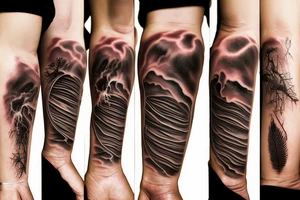 Tornado Funnel Cloud tattoo idea