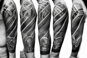 roman solider tattoo idea