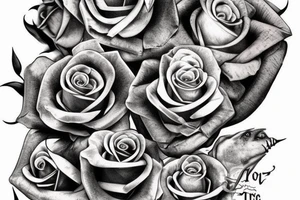sword throrugh rose tattoo idea