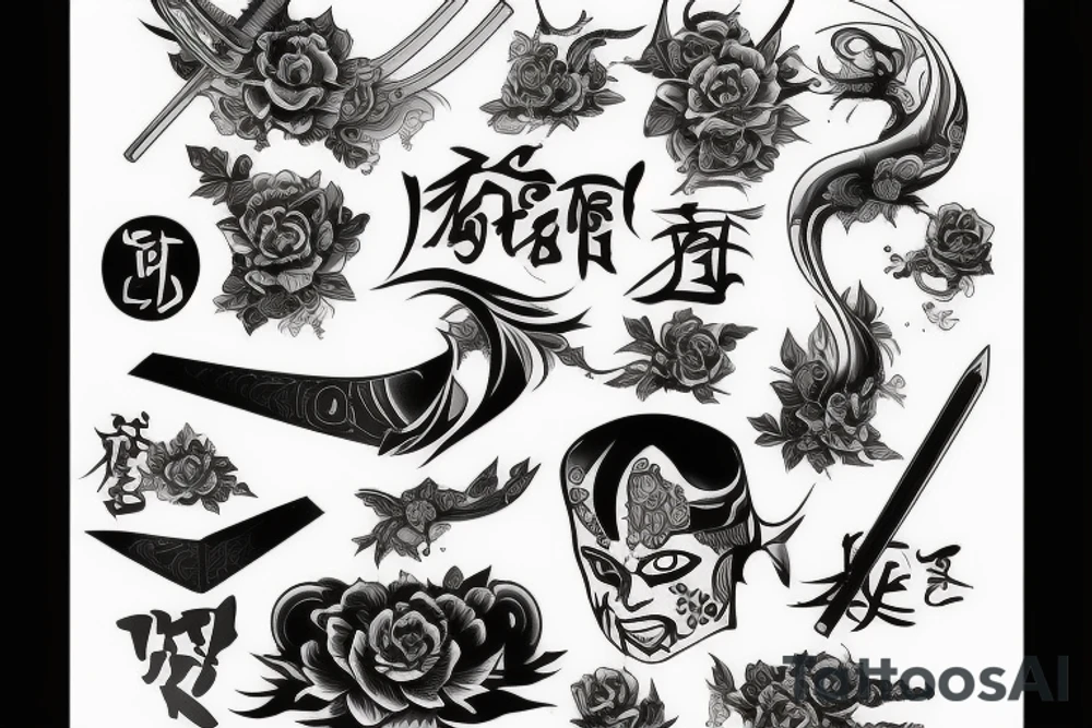 katana tattoo idea