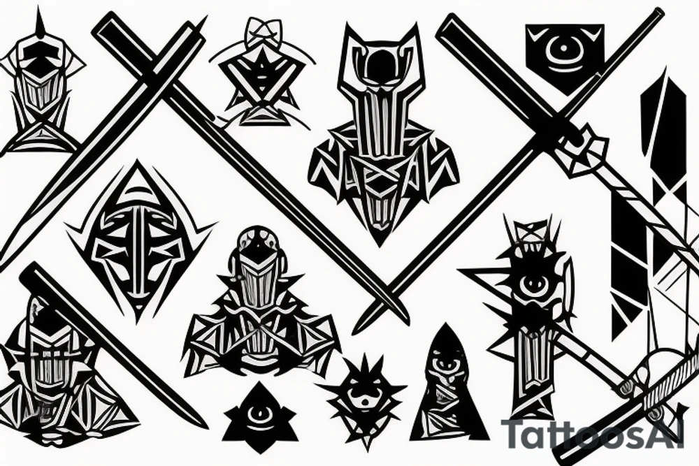 katana tattoo idea
