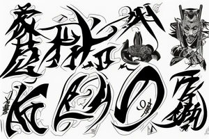 katana saga tattoo idea