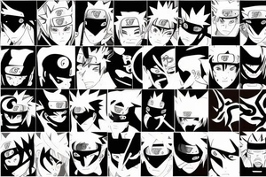 nARUTO ninja style signs for neck area tattoo idea