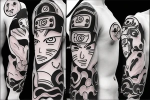 naruto sharingan tattoo idea