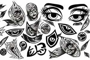 sharingan tattoo idea