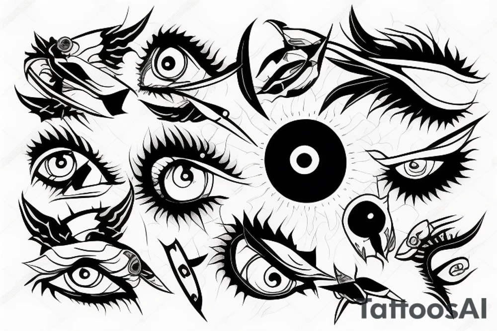 sharingan tattoo idea