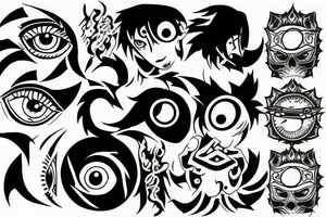 sharingan burning tattoo idea