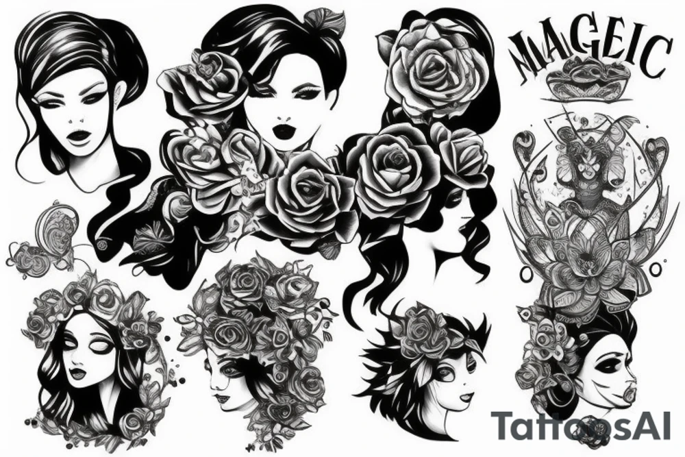 magic tattoo idea