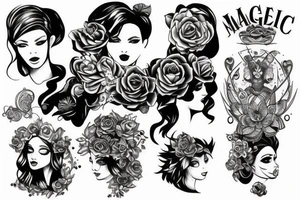 magic tattoo idea