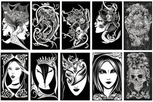 magic tattoo idea
