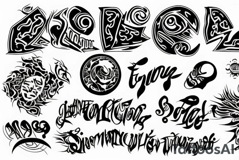 unlimited power mantra tattoo idea