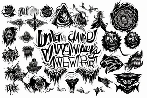 unlimited power mantra tattoo idea