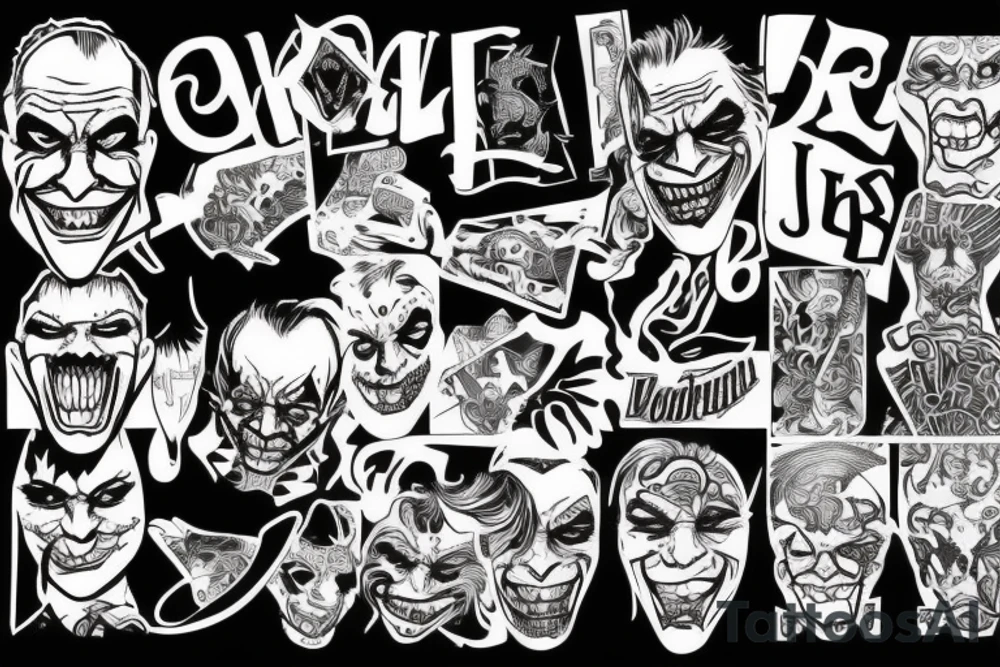 joker tattoo idea