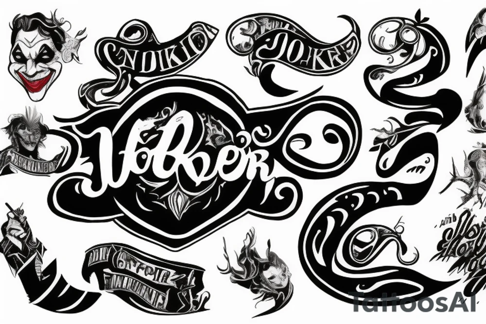 joker tattoo idea