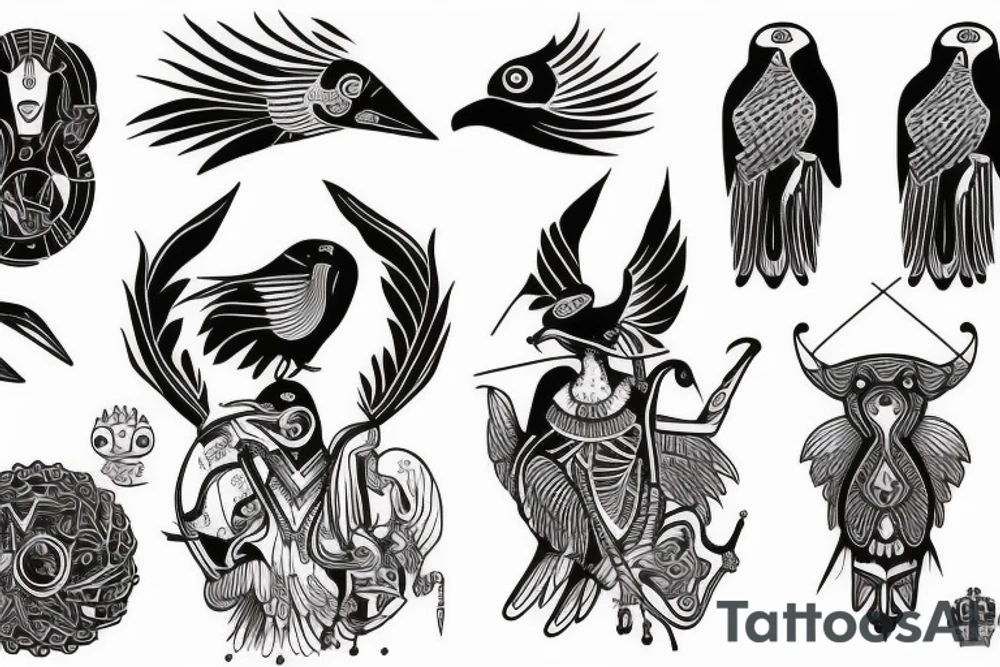 horus tattoo idea