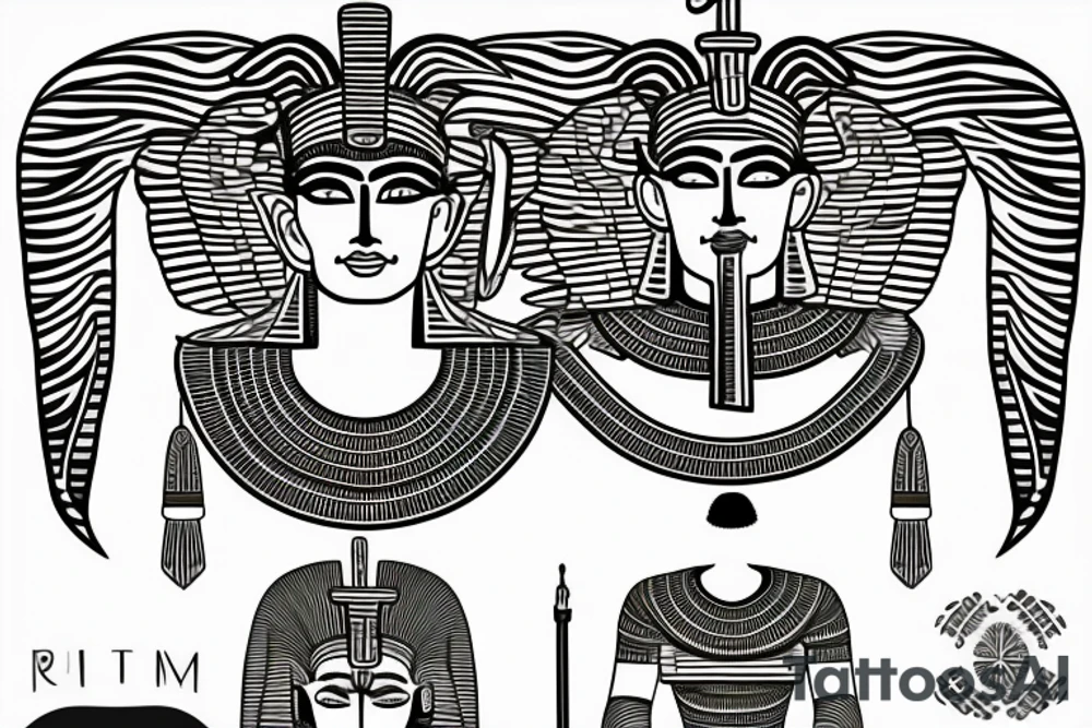 egyptian sun god amun ra tattoo idea