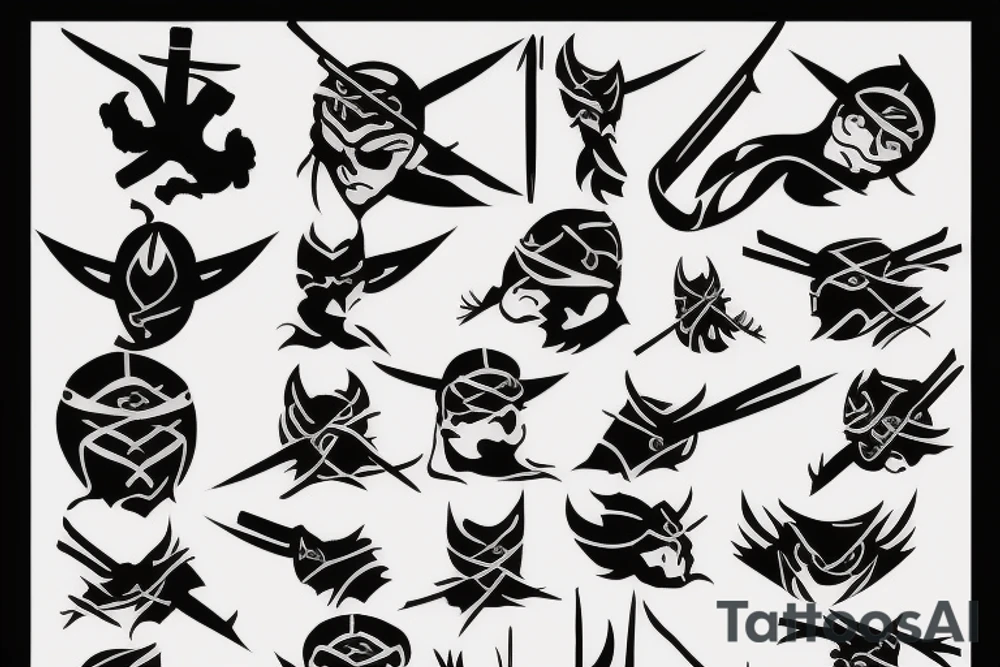 ninja tattoo idea