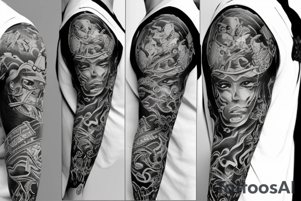 ninja tattoo idea