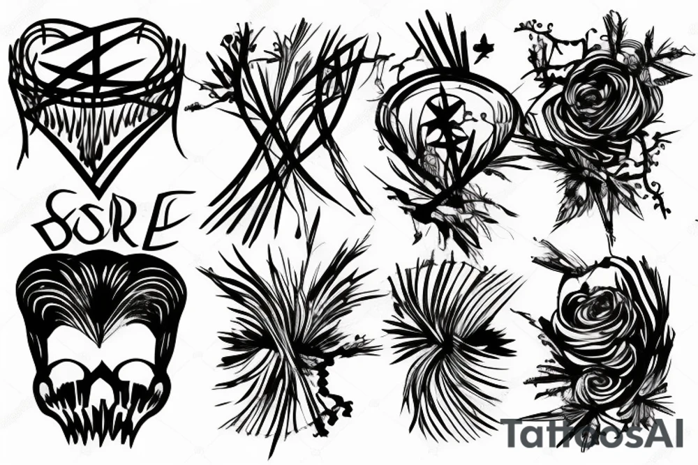 barbed wire tattoo idea