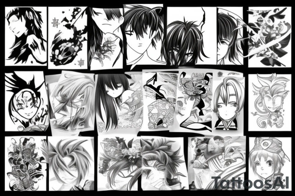 anime tattoo idea
