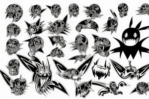 Pikachu venom tattoo idea