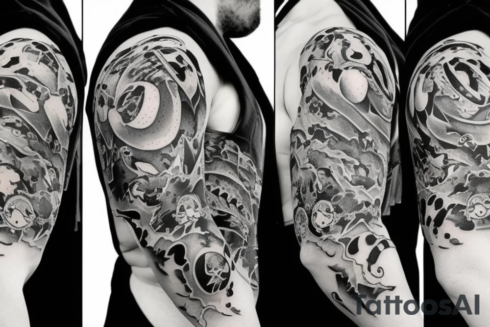 Pikachu venom tattoo idea