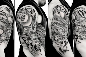 Pikachu venom tattoo idea