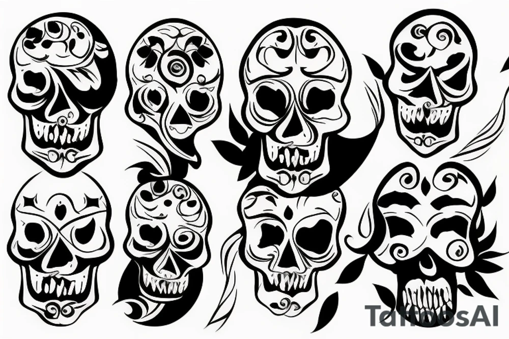 skull tattoo idea