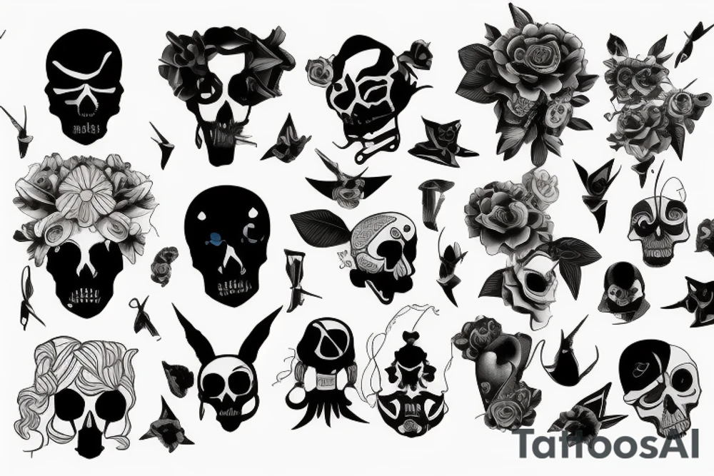 Lima blue love death and robots tattoo idea