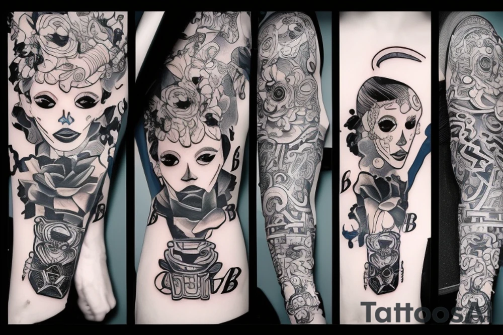 Lima blue love death and robots tattoo idea