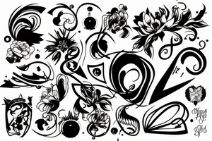 digital tattoo idea