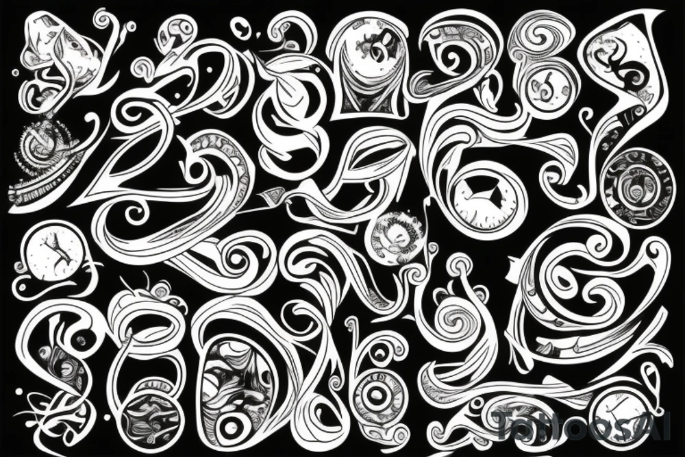 digital tattoo idea