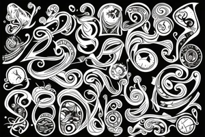 digital tattoo idea