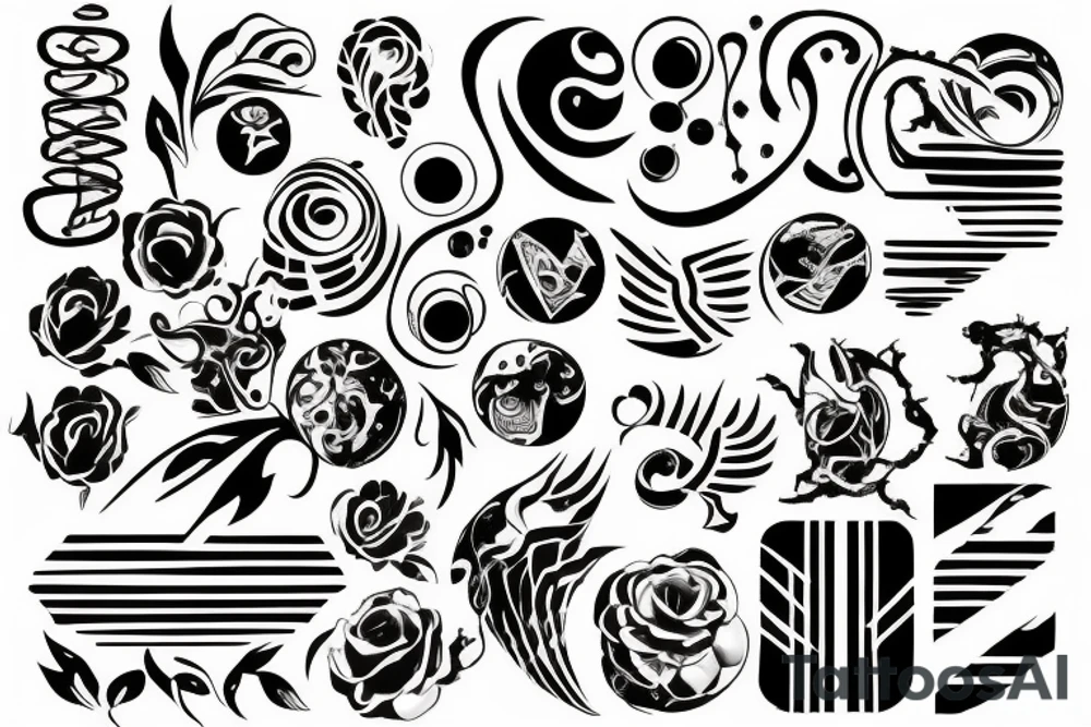 digital tattoo idea