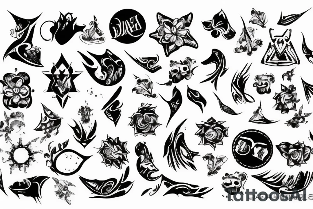 digital tattoo idea