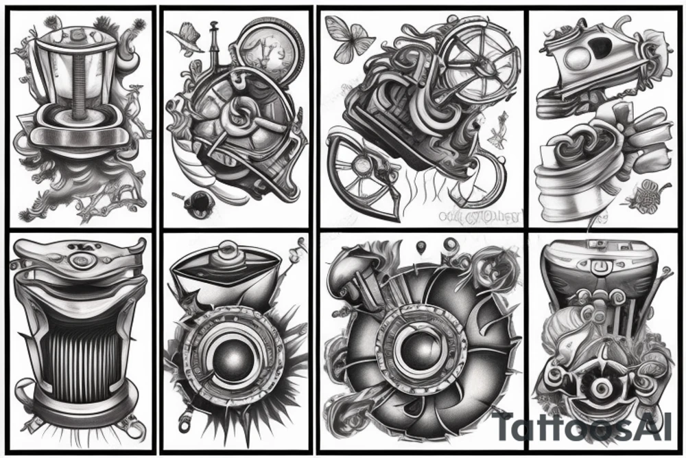 two stroke engine tattoo idea