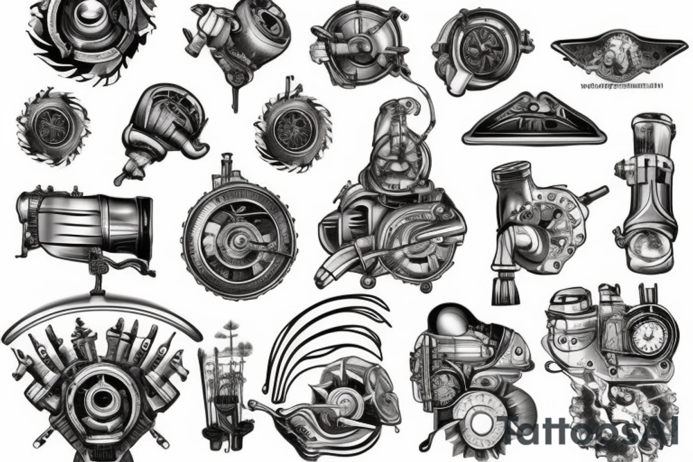 two stroke engine tattoo idea