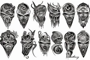 engine tattoo idea