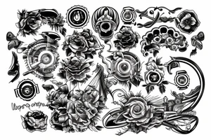 engine tattoo idea