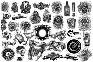 engine tattoo idea