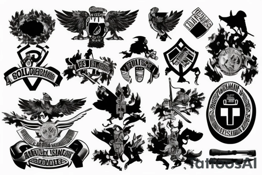 german army solider war tattoo idea