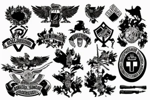 german army solider war tattoo idea