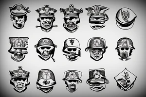 german army solider war tattoo idea
